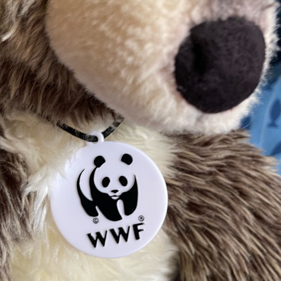 Stuffed Animal Dog Doll Toy Build-A-Bear Work Shop COLLECTiBEAR WWF EUC - Picture 7 of 10